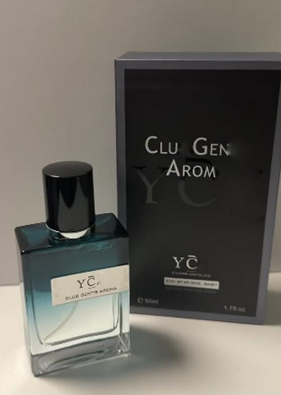 Azure Men's 50ml Eau de Cologne: Long-lasting, Light Fragrance.