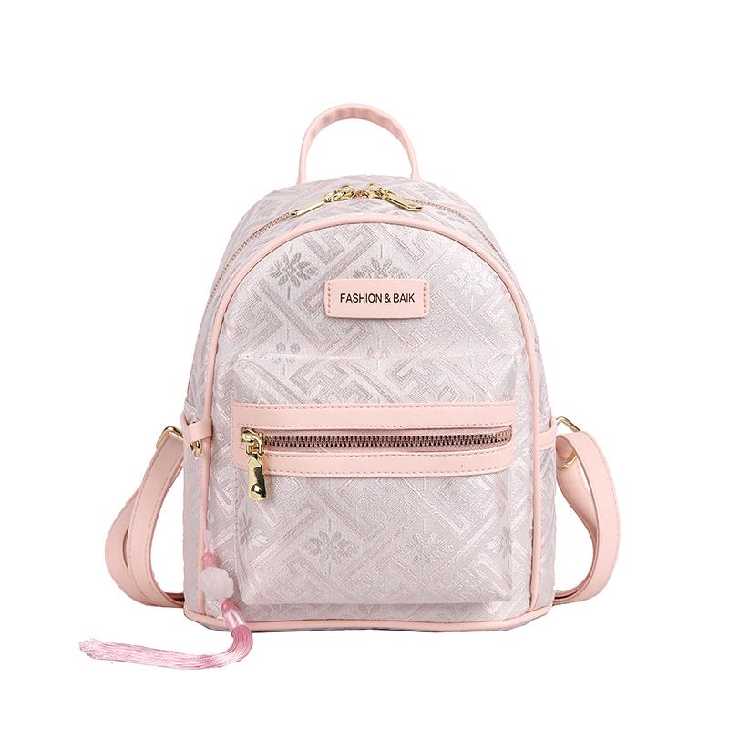 Damski Stylowy Plecak Jesień Zima 2025: Duża pojemność, casualowy nadruk, idealny na uczelnię i dojazdy