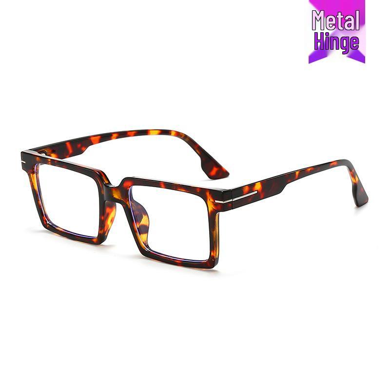 Retro Anti-Blue Light Square Glasses: Fashionable, Versatile, High-End Feel