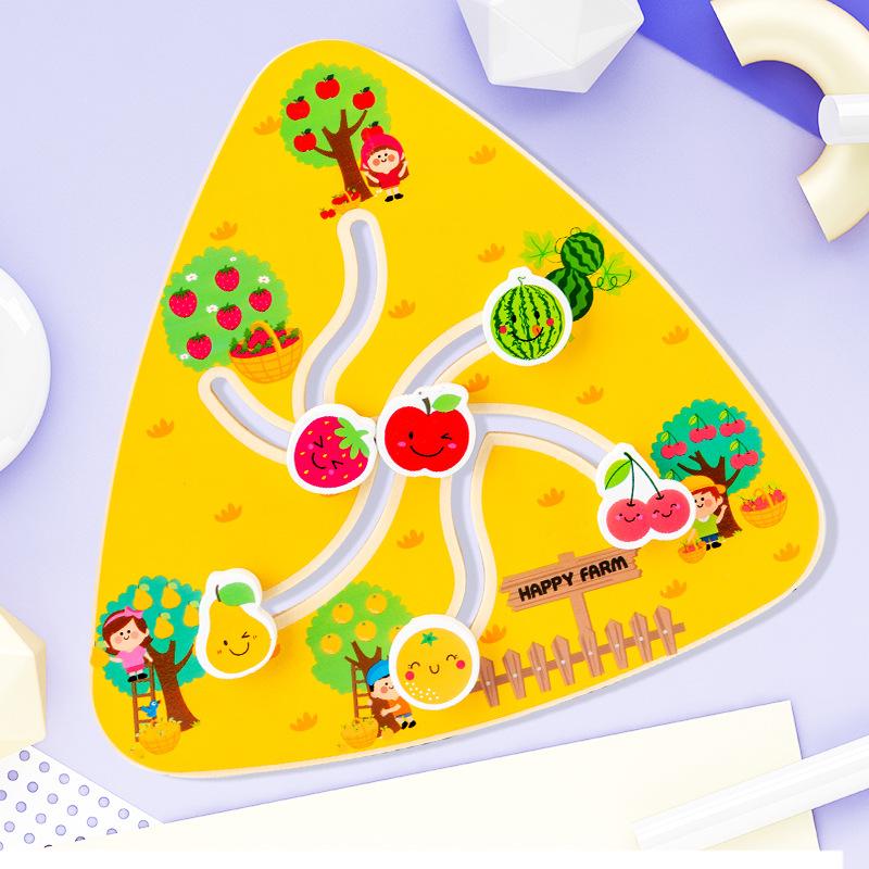 Montessori Early Education Maze Educational Toys Tabletop Parent-Child Interactive Games Children'S Hands-On Brain