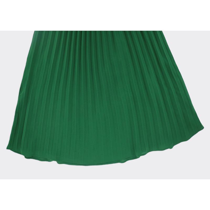 Letnie, wąskie, długie sukienki z dekoltem w kształcie litery V, z rękawami bąbelkowymi