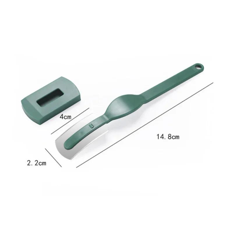 

Пластиковый хлеб Lame инструмент скребок для выпечки хлебный нож/ломтерезка/резка для теста хлеборезка Lame с лезвиями багет дугообразный изогнутый нож зелёный