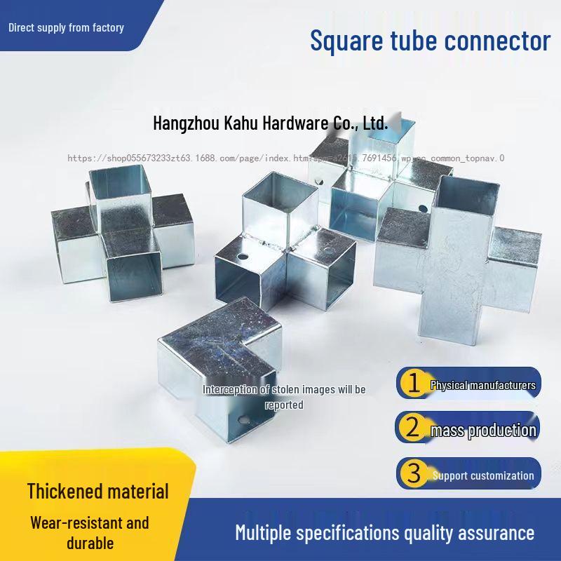 Gegalvaniseerd Stalen Draaibare Hoekconnector voor Hek - Rechte Hoek, Tweeweg & Driegang.