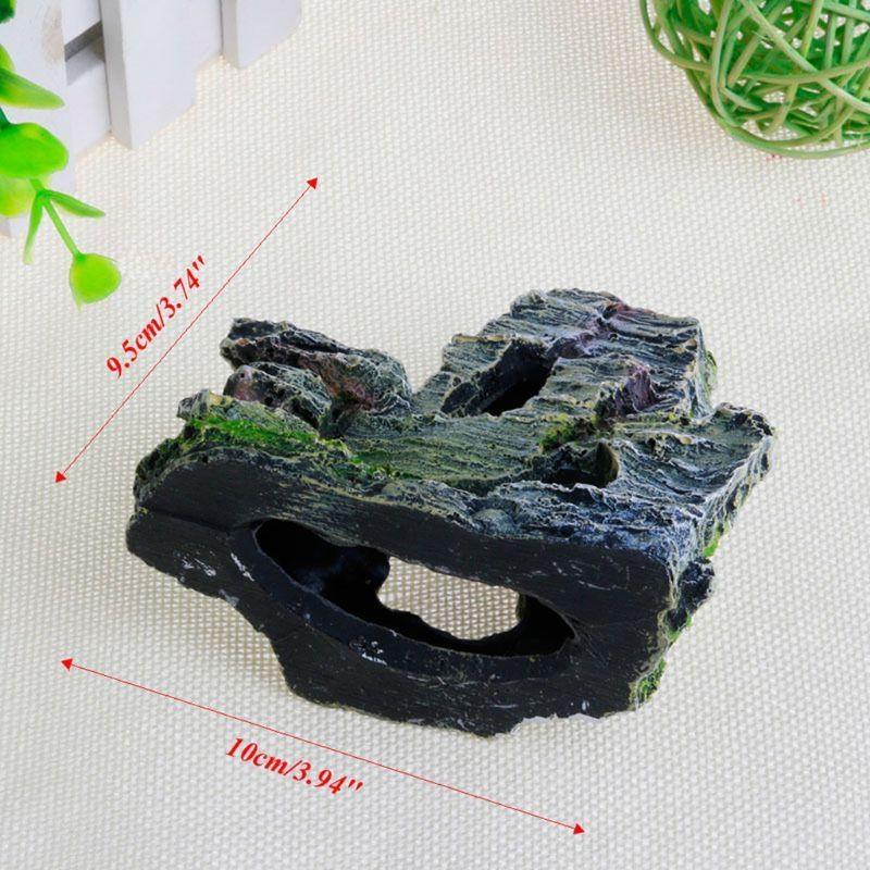 Aquarium Rock Mountain Stone Cave Fish for Tank Decorations Landscape Accessorie