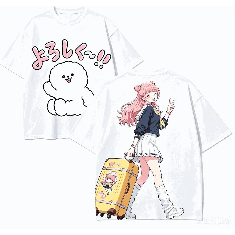 Vintage Spłowiony Ty i Ja Jesteśmy Przeciwieństwami Zabawny Cytat Typografia Miłośnik Anime Związek Nadruk Bawełniana Koszulka Męska Damska T-shirt Lato Casual