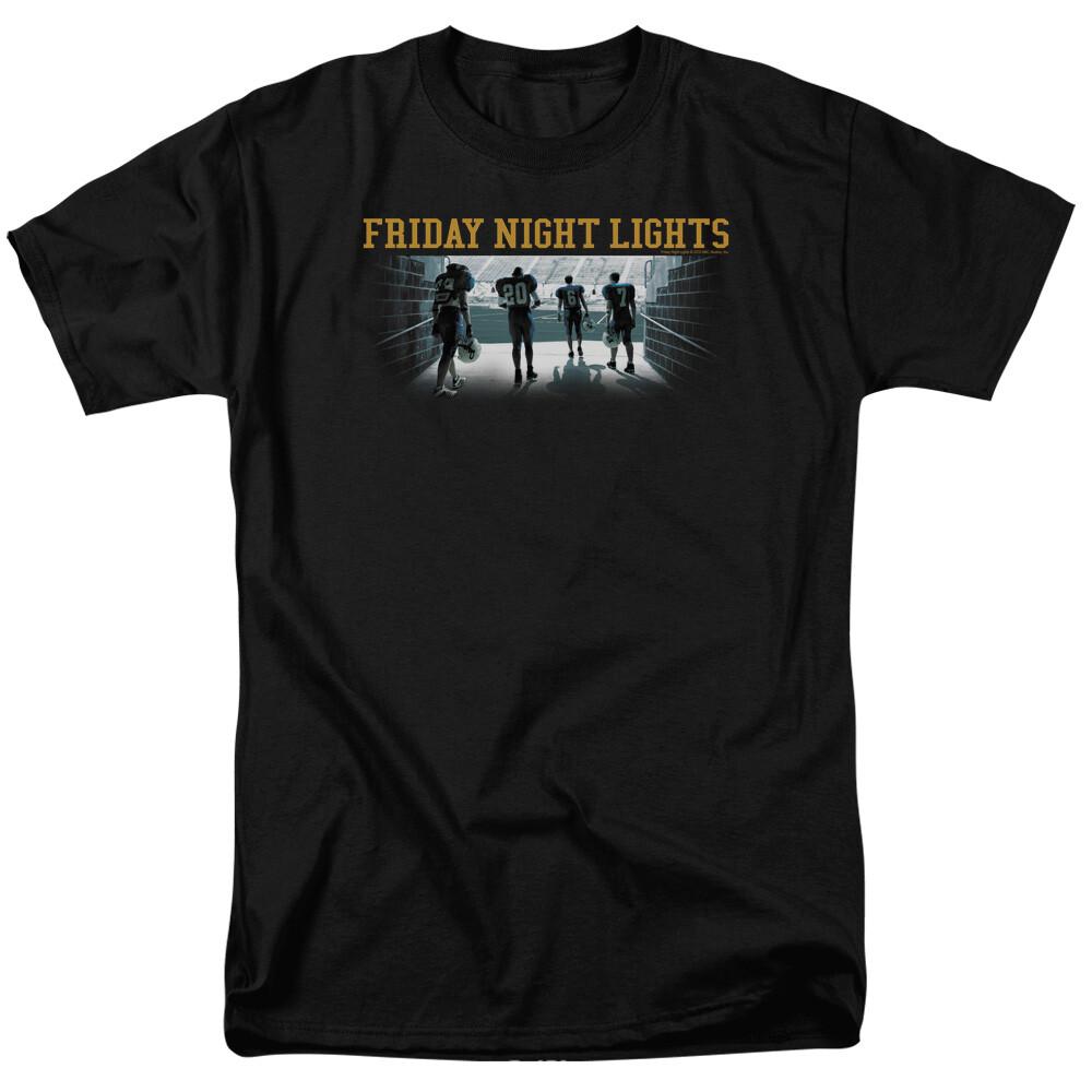 Friday Night Lights Game Time Logo T Shirt Mens Licensed Classic TV Show Black S