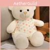 Bear Doll Plush With Love Heart Printed Dress Decoration For Bedroom Decoration