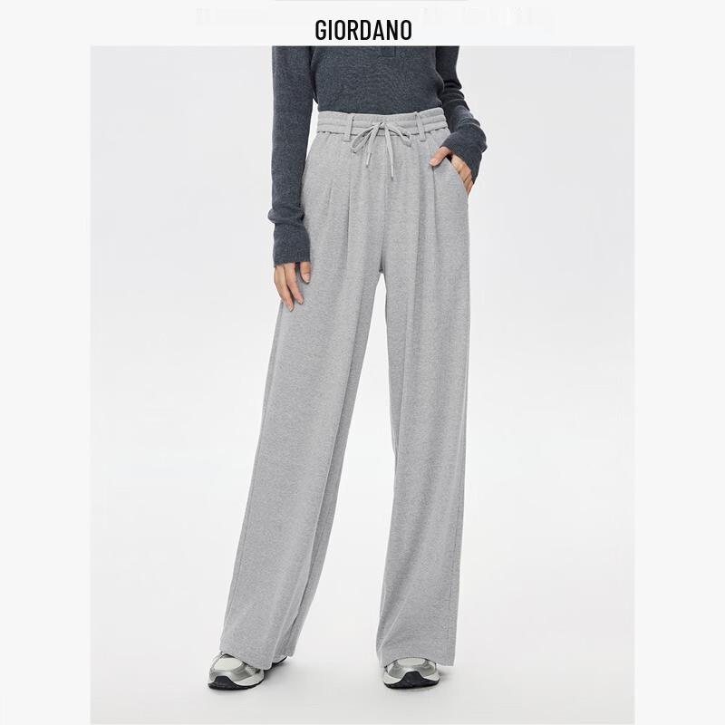 

Женские эластичные плиссированные широкие трикотажные спортивные брюки Giordano M