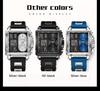 Unisex Kreative Große Zifferblatt Dual-Display Business Casual Uhr