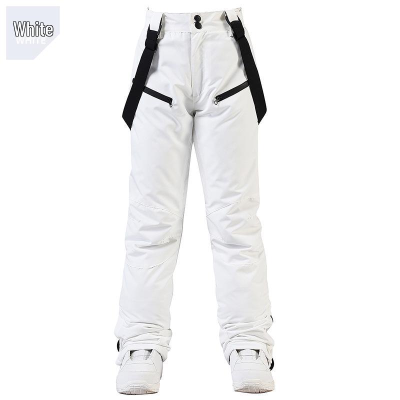 

Unisex Winter Ski Pants with Suspenders: Windproof, Waterproof, Warm, and Thickened for Snowboarding and Skiing S