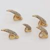 Adlerklaue Rock Style Unisex Ring Legierung Lange Fingerspitze Strass Nagelring Cosplay Mithelfer