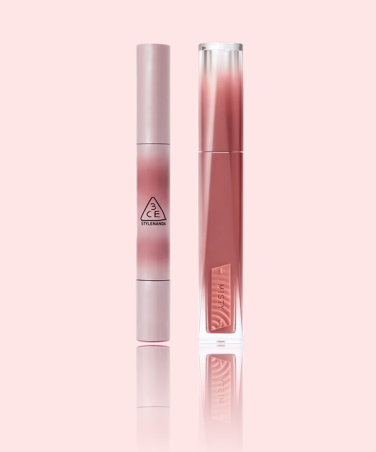 [2 Types] Misty Lip Bare + Shine Reflector