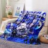 Chelsea FC Football Print FlAannel Blanket, High Quality Comfortable for All Seasons, Home Decor, Warmth and Comfort