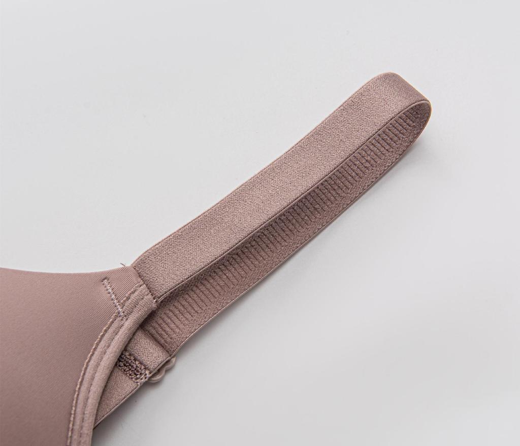 Soft Wire-Free Push-Up Bra for Small Chest - Anti-Sagging, Breathable, Thin Cup with Side Support