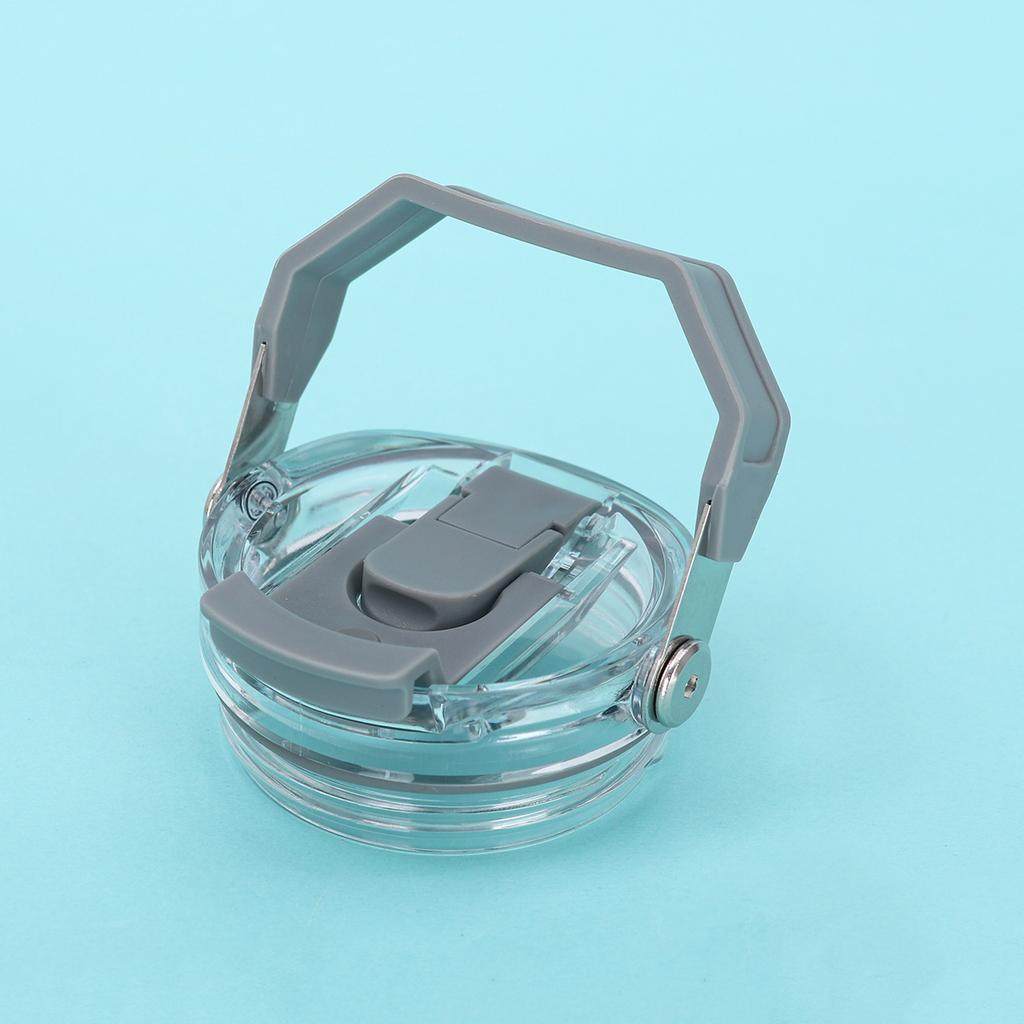 30-ounce Car Cup Double Drinking Cap Sealed Leak-proof Portable Handle Cover Transparent Hand-held Leak-proof Sealed Insulated