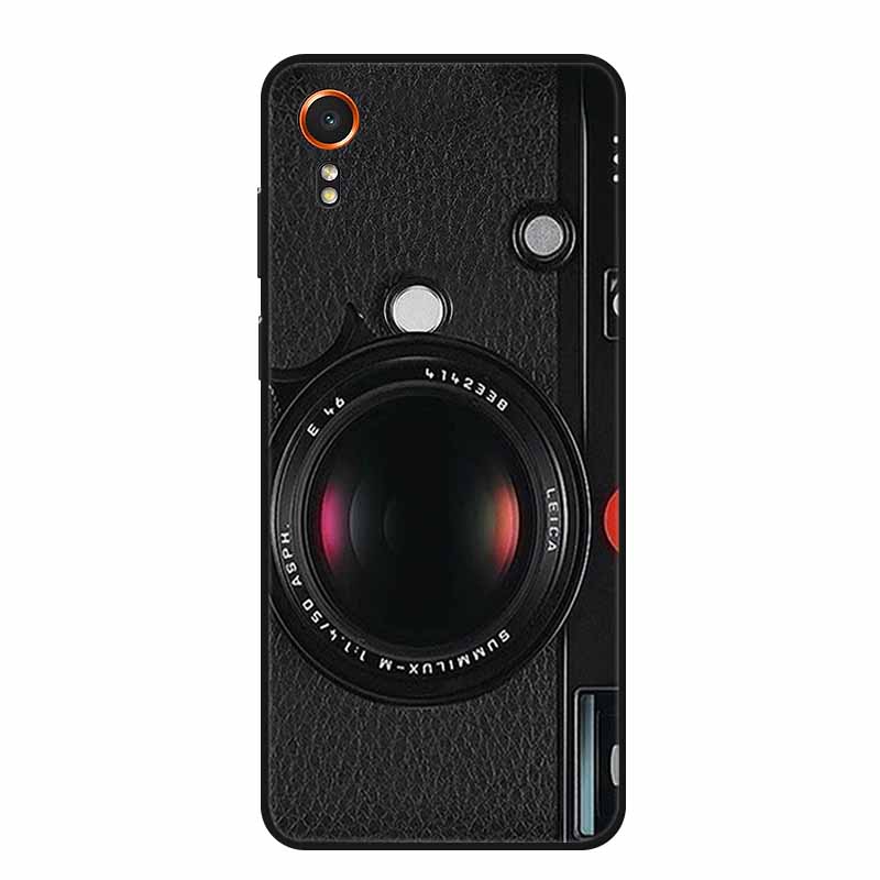 For Samsung Galaxy Xcover7 Case Black Silicone Soft Back Cover Case For Samsung Xcover 7 Phone Case Cover X Cover 7 6.6" Funda