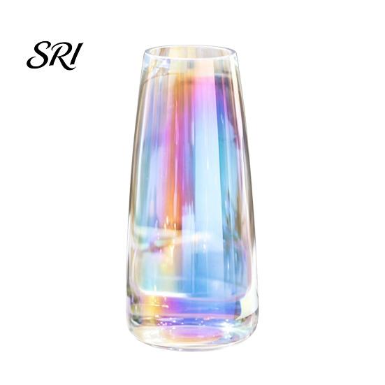 Große Kapazität Vase Klare Blumenvase für Tischmittelstück Haus Innen Schreibtisch Dekoration Wohnzimmer Modern Glas Dekorativ Hochzeit Party Einweihung