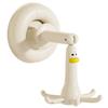 1Pc Adjustable Utility Hooks With Suction Cup 360Degree Rotating Duck Design Wall Mount Multi-Functional Creative Home Organizer