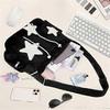 Y2k Stars Corduroy Tote Hobo Bag Crossbody Messenger Bag Casual Handbags for Women Girls