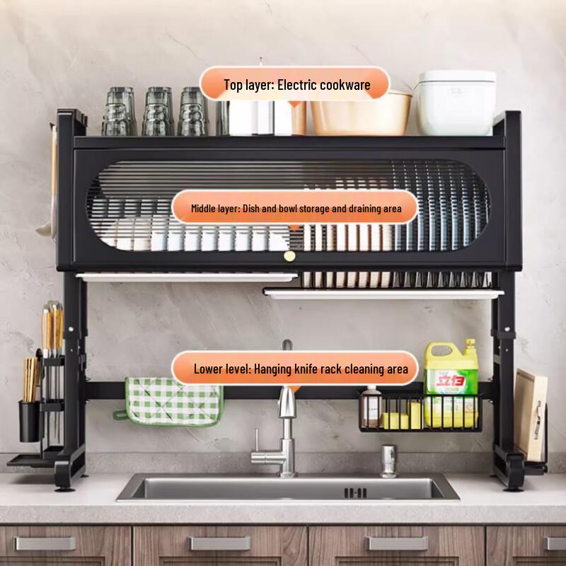 Kitchen Countertop Dish Drying Rack