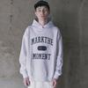 Mark The Moment Slogan Stitch Point Hoodie (Miiba8601)
