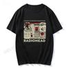 Radiohead Print T-shirt Men Women Tshirt Trend Hip Hop Rock Oversized Short Sleeve Tee 2024 Summer Cotton T Shirts Clothes Tops