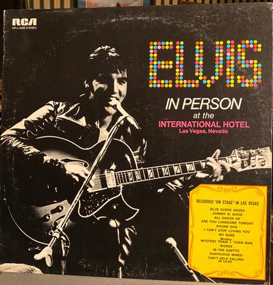 LP-Schallplatte ELVIS PRESLEY Elvis In Person At The Internationa AFL14428 RCA Victor US Rock Gebraucht