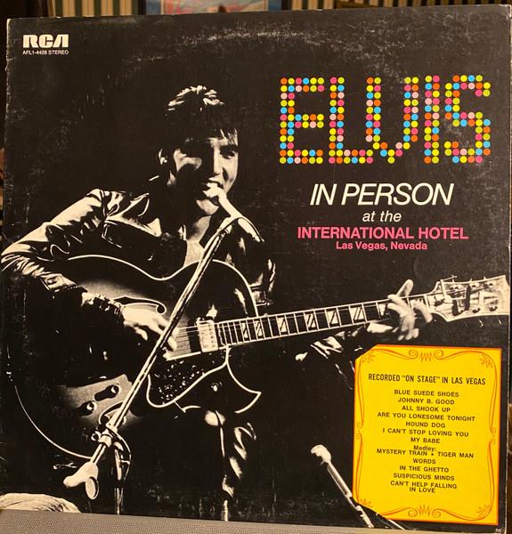 

LP Record ELVIS PRESLEY Elvis In Person At The Internationa AFL14428 RCA Victor US Rock Used
