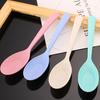 Soup Spoon Eco-friendly Long Handle Plastic Microwave Dishwasher Safe Porridge Spoon Kids Tableware