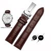 20mm 22mm Genuine Leather Watchband Casio BEM-501 506 307 EDIFICE Series EFB-530 MTP-1303 Watch Band Bracelet Strap Black Brown