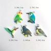 10 Stück Helle Spatzen Papageien Kolibris Harz Anhänger Cartoon Vogel Tier Kleiner Anhänger DIY Bastelbedarf für Ohrring Schmuckherstellung
