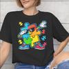 New Arrival Dabbing Puzzle Autism Awareness T Shirt for Men Women 100 Cotton Tshirts Short Sleeve Clothing