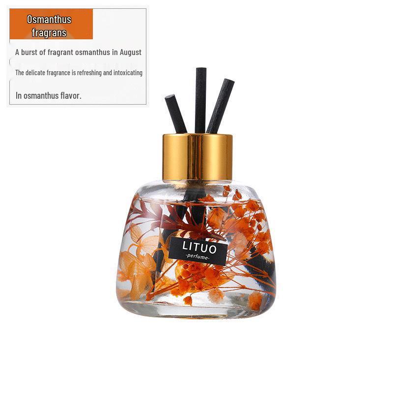 120ml Everlasting Flower Car Perfume: Long-lasting, Light Fragrance Seat Ornament for Car Interiors, Flameless Aromatherapy, Perfect for Ladies