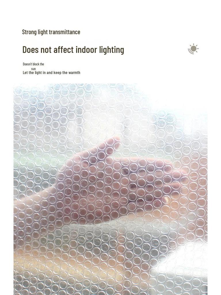 Windproof Winter Window Insulation Film: Cold Protection, Anti-Freeze Plastic Curtain for Balcony