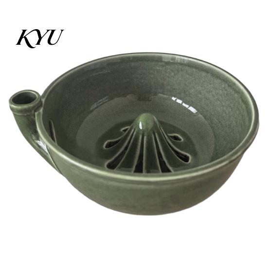 Gift for New Home And Birthday Self Spinning Berry Washing Bowl, 360 Degree Vortex Cleaning Versatile Serving Bowl Snacks Drain Spinner, Ceramic Fruit