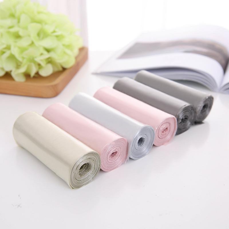 6 Rolls of 120 Thickened Plain Garbage Bags Large Kitchen and Bathroom Household Plastic Bags