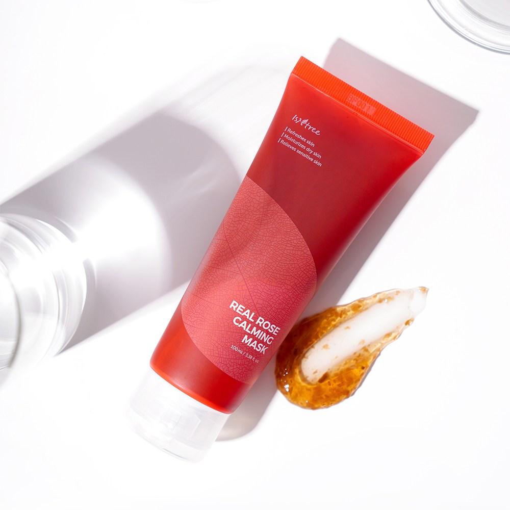 ISNTREE Real Rose Calming Mask 100ml, 1 Pack, 1 Piece