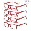 Set Of 4 Ultralight Reading Glasses For Men And Women Magnifying Glasses For Clear Vision