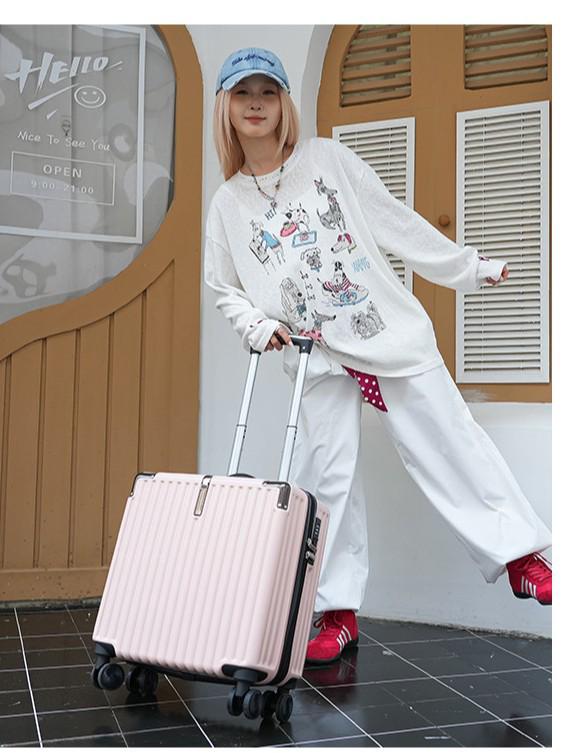 20-Inch Multifunctional Fashion Trolley Suitcase with Universal Wheels