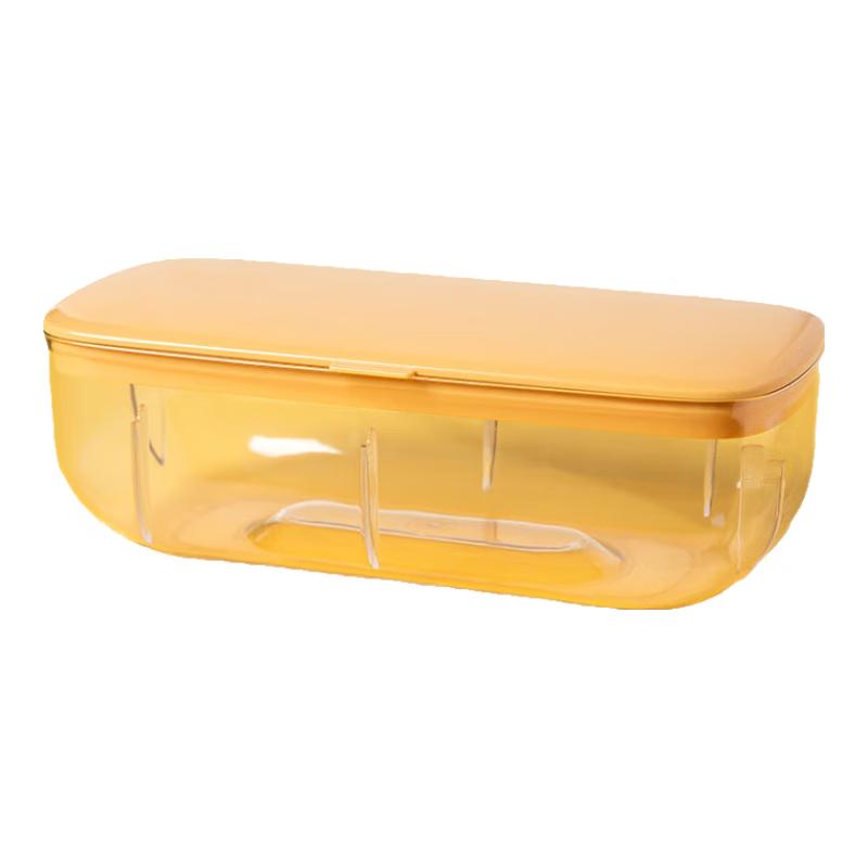 48-Grid Silicone Ice Cube Tray with Storage