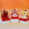 Solar Lion Car Ornament: Wealth-Attracting Chinese Style Decoration & Gift