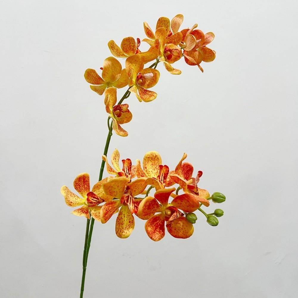 Long Branch Artificial Phalaenopsis 86cm Vanda Flower 3D Fake Flower  Art Accessories