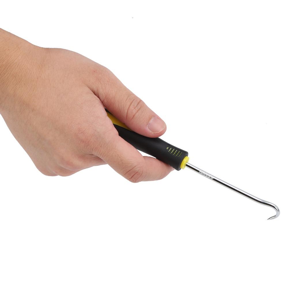 Zestaw 8 szt. haczyków do wyciągania uszczelnień olejowych z komfortowym uchwytem Zestaw ściągaczy do uszczelek O-ringowych Naprawa samochodów