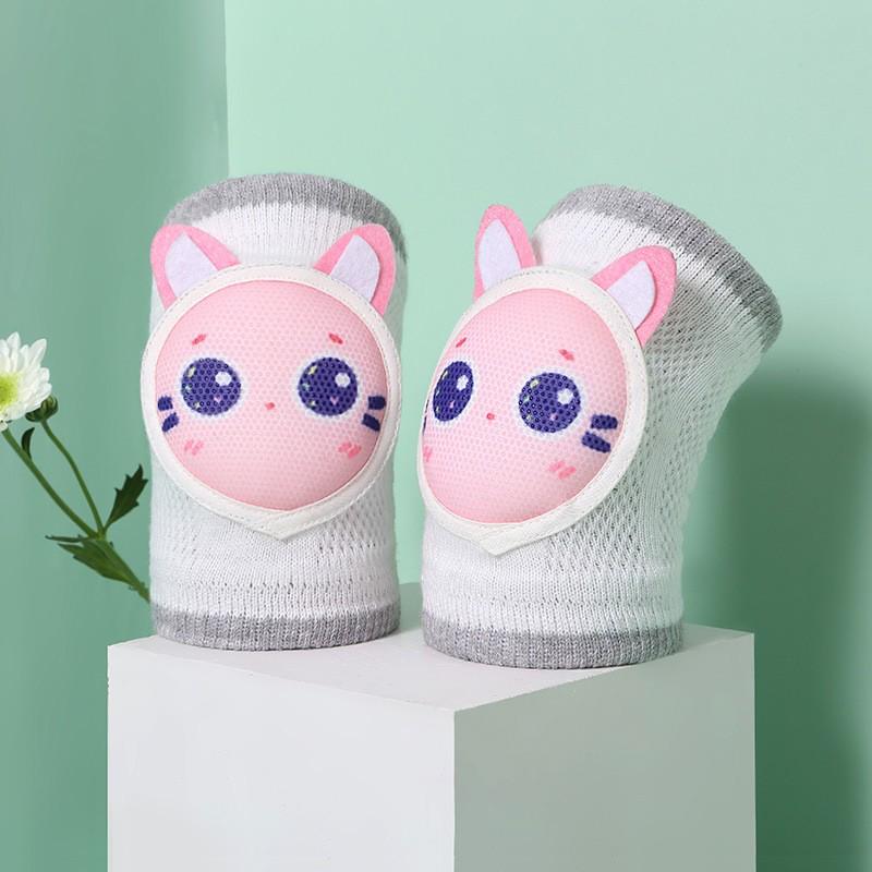 25 Baby Knee Pads: Anti-Fall Crawling Gear for Infants and Kids, Breathable Mesh, Summer Style