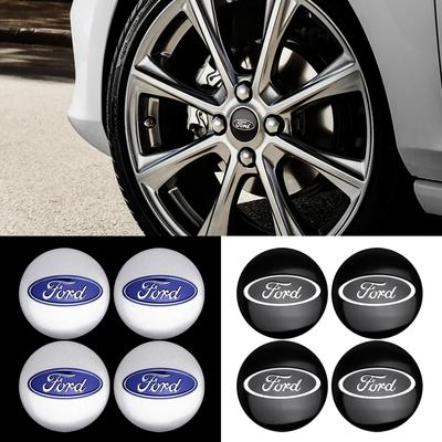 Neuer 2026 Autoaufkleber Für Ford Auto Styling Aluminium Radnabenkappen Aufkleber Emblem Dekoration Für Ford Mondeo Fiesta Ecosport Muss
