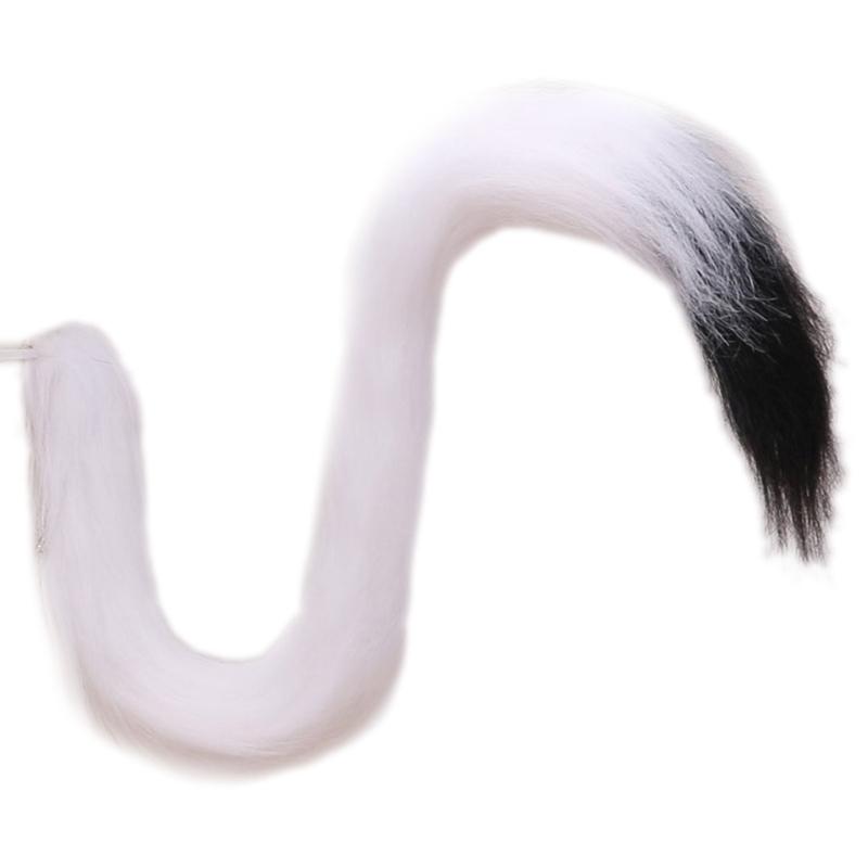 Erwachsene Kinder Cosplay Anime Flauschiges Plüsch Langes Katzenohr Schwanz Kostümzubehör Halloween Party Kostüm Requisite