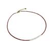 Year of the Rat Red Crystal & Pearl Necklace: Titanium Steel Luxury Gift