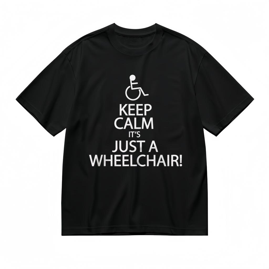 Men's T-Shirt Mens Womens Tees Top With Wheelchair Pride Graphic Unisex Black 100% Cotton Tops USA