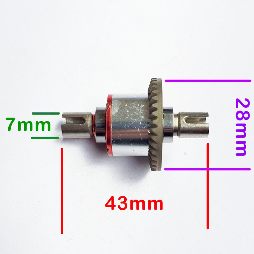 Metal Center Differential Replacement RC Car Center Differential Accessories RC Car Differential for 144001 144002 144010