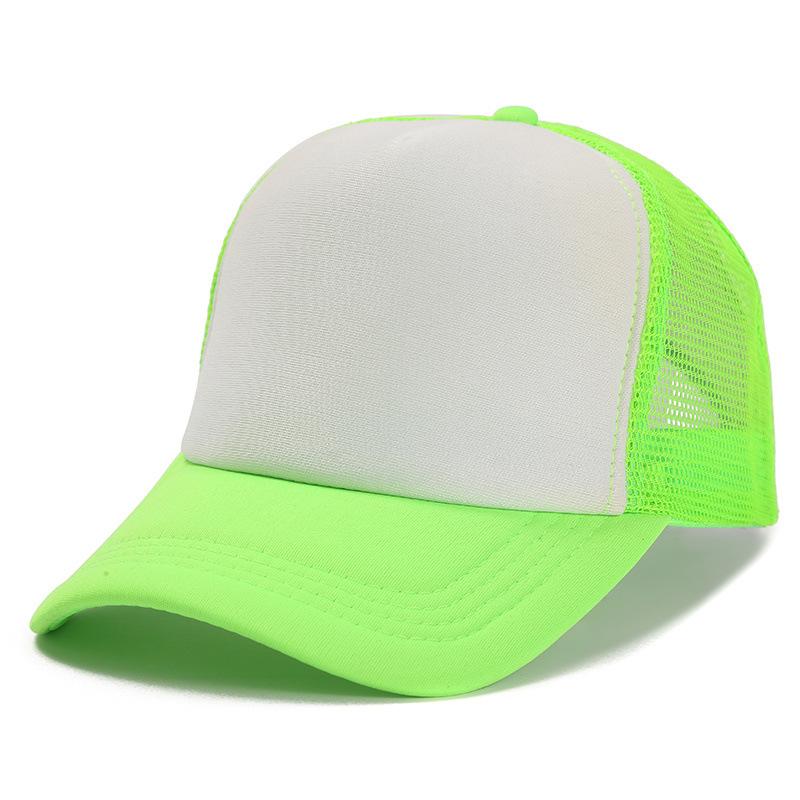 Hat Men's Spring Summer Korean Edition Trendy Men's Light Board Mesh Hat Fashion Baseball Hat Versatile Cap Truck Hat Solid Color Women